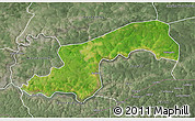 Satellite 3D Map of Diende, semi-desaturated