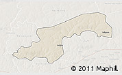 Shaded Relief 3D Map of Diende, lighten