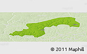 Physical Panoramic Map of Diende, lighten