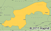Savanna Style Simple Map of Diende