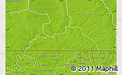 Physical Map of Pakour