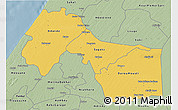Savanna Style 3D Map of Kebemer
