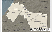 Shaded Relief 3D Map of Kebemer, darken