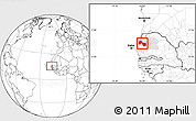 Blank Location Map of Kebemer, highlighted parent region
