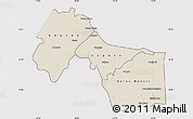 Shaded Relief Map of Kebemer, cropped outside