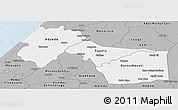 Gray Panoramic Map of Kebemer