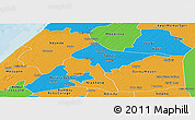 Political Panoramic Map of Kebemer
