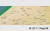 Satellite Panoramic Map of Kebemer