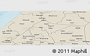 Shaded Relief Panoramic Map of Kebemer