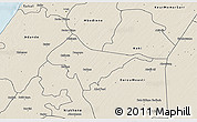 Shaded Relief 3D Map of Sagata