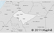 Silver Style 3D Map of Sagata