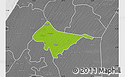 Physical Map of Sagata, desaturated