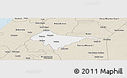 Classic Style Panoramic Map of Sagata