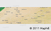 Satellite Panoramic Map of Sagata