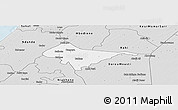 Silver Style Panoramic Map of Sagata