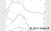 Blank Simple Map of Kebemer, no labels