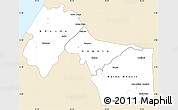 Classic Style Simple Map of Kebemer, single color outside