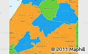 Political Simple Map of Kebemer