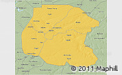 Savanna Style 3D Map of Linguere