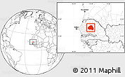 Blank Location Map of Barkedji