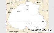 Classic Style Simple Map of Barkedji