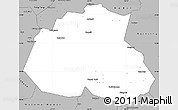 Gray Simple Map of Barkedji