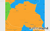Political Simple Map of Barkedji