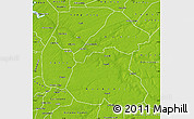 Physical Map of Linguere