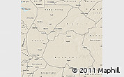 Shaded Relief Map of Linguere