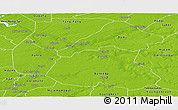 Physical Panoramic Map of Linguere