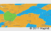Political Panoramic Map of Linguere