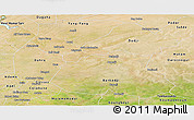 Satellite Panoramic Map of Linguere