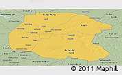 Savanna Style Panoramic Map of Linguere