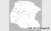 Gray Simple Map of Linguere
