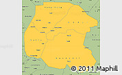 Savanna Style Simple Map of Linguere