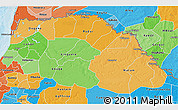 Political Shades 3D Map of Saint Louis