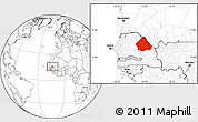 Blank Location Map of Matam