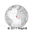Outline Map of Saint Louis