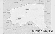 Silver Style 3D Map of Bala