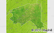 Satellite Map of Bala, physical outside