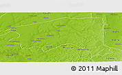 Physical Panoramic Map of Bala