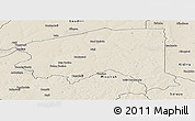 Shaded Relief Panoramic Map of Bala