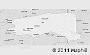 Silver Style Panoramic Map of Bala