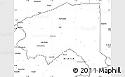 Blank Simple Map of Bala