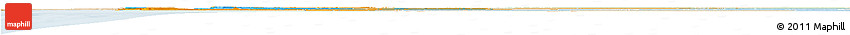 Political Horizon Map of Thies, lighten
