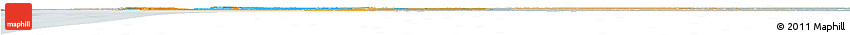 Political Horizon Map of Thies, lighten, semi-desaturated