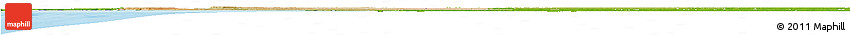 Satellite Horizon Map of Thies, physical outside