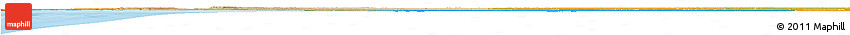 Satellite Horizon Map of Thies, political shades outside