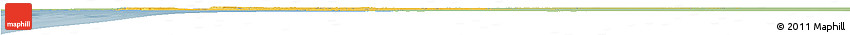 Savanna Style Horizon Map of Thies, single color outside