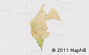 Satellite Map of Thies, cropped outside